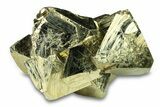 Gleaming Pyrite Crystal Cluster - Peru #291931-1